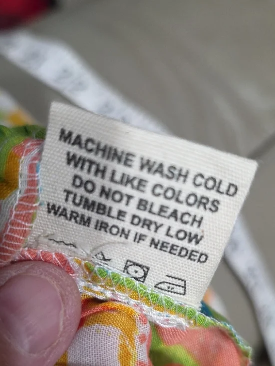 NWT Violet Sky Women's Gauzy Wide Leg Pants Tropical Semi-Sheer Elastic Sz 3X - Picture 12 of 12